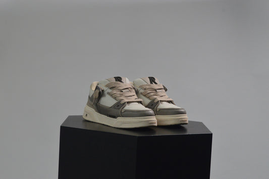 REPRESENT STUDIO PANELLED LEATHER SNEAKERS